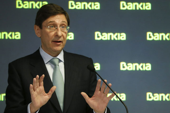 Goirigolzarri cumple cinco años en Bankia