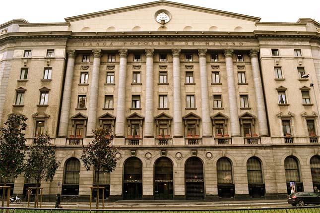 Banco Popolare sube un 4% tras su fusión con BPM