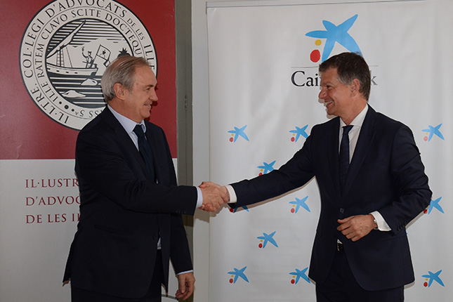 CaixaBank firma un convenio con el Colegio de Abogados de Baleares