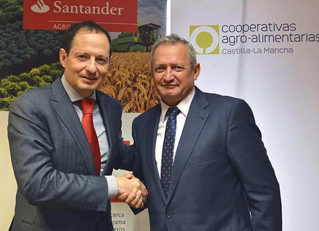 Banco Santander renueva su colaboración con Cooperativas Agro-alimentarias Castilla-La Mancha