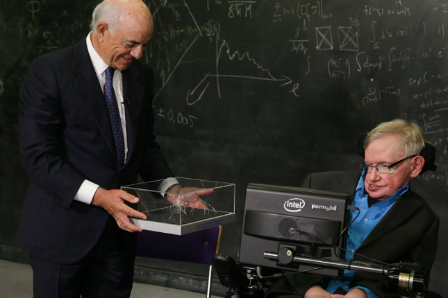 BBVA premia a Stephen Hawking