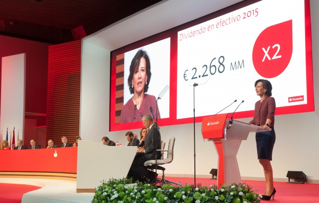 Banco Santander gana 4.606 millones hasta septiembre