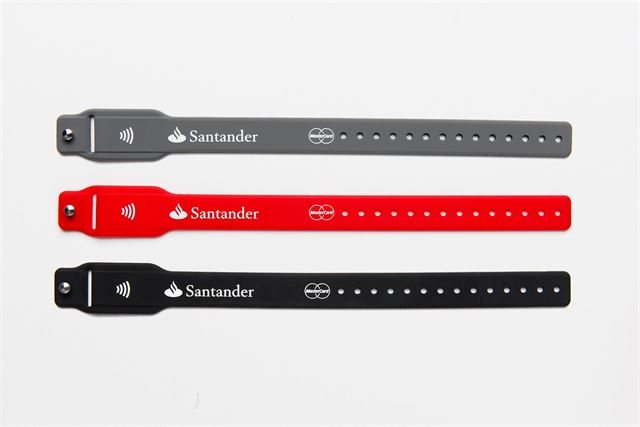 Banco Santander lanza una pulsera para pagos sin contacto