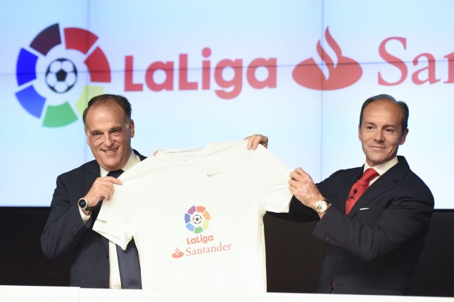 Banco Santander, patrocinador de LaLiga