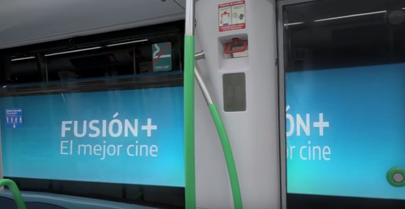 Telefónica y Metro de Madrid estrenan innovador sistema de publicidad