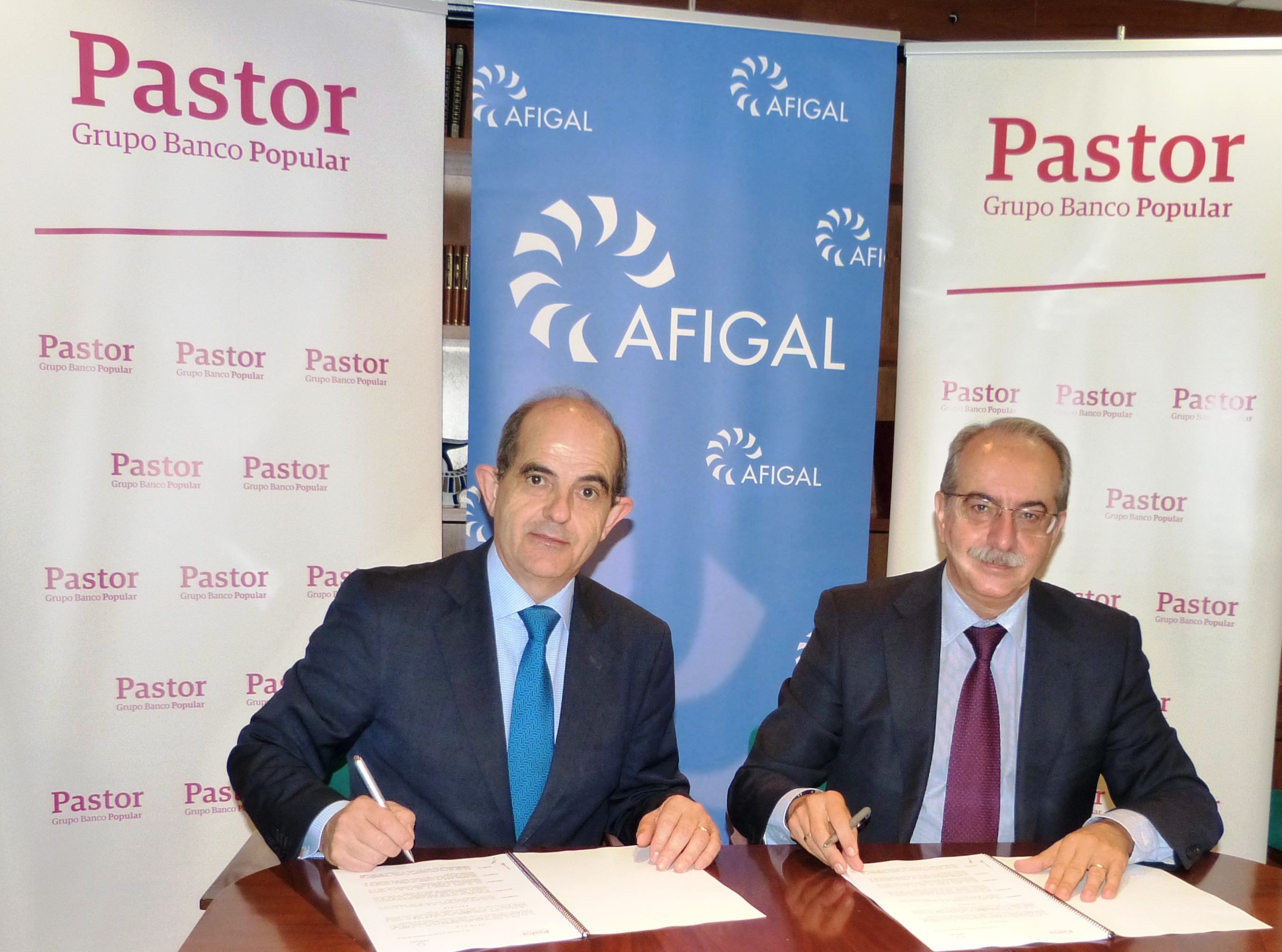 Banco Pastor y Afigal renuevan su colaboración 