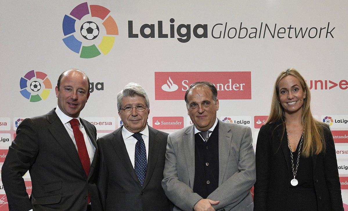 Banco Santander presenta la fase final de LaLiga Global Network