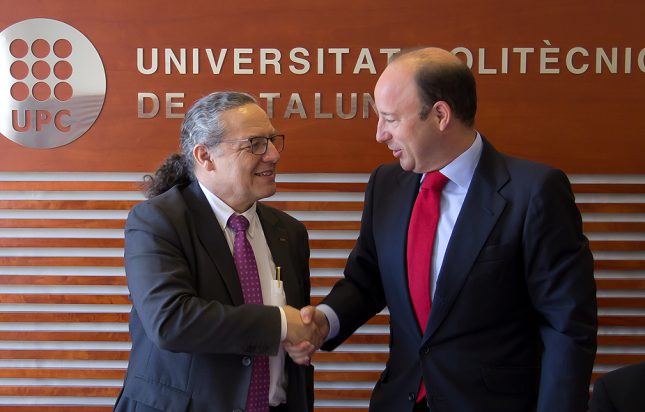 Banco Santander renueva su colaboración con la Universitat Politècnica de Catalunya
