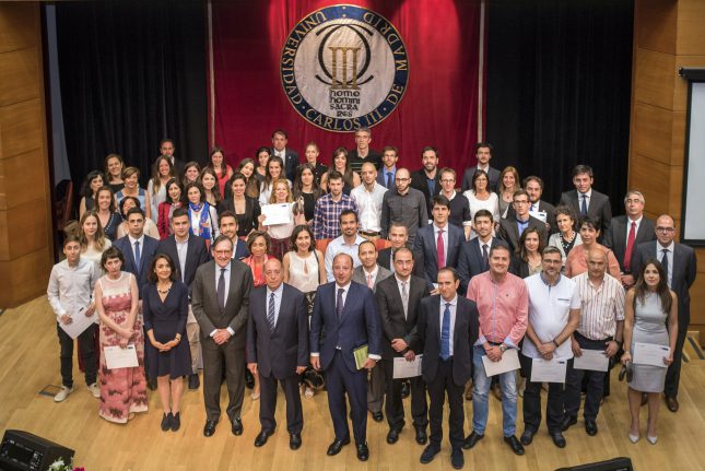 Banco Santander y la Universidad Carlos III de Madrid entregan los Premios de Excelencia y Emprendimiento 2017