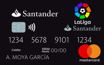 Banco Santander lanza una tarjeta que bonifica por cada gol de LaLiga Santander y LaLiga 1I2I3