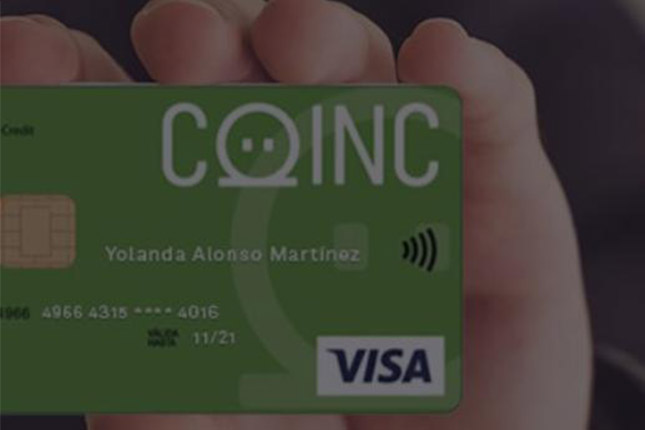 Bankinter lanza una tarjeta de crédito de Coinc