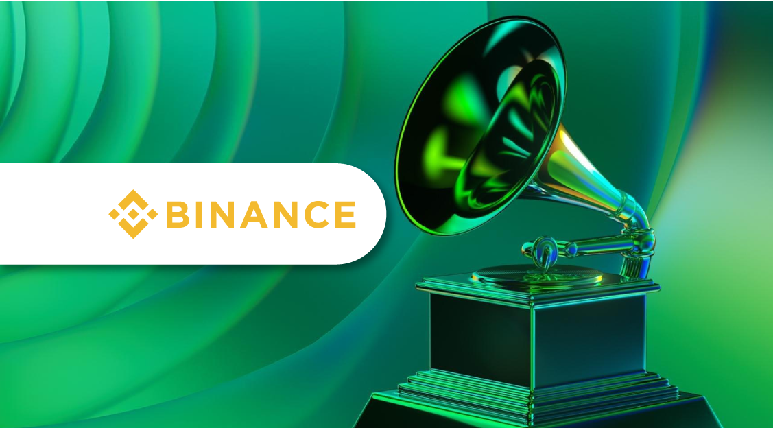 Binance, patrocina los premios Grammy