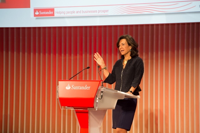 Banco Santander quiere ser "el mejor banco para clientes y accionistas" 