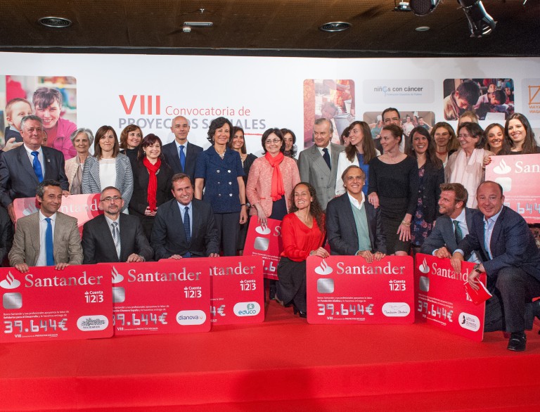 VIII Convocatoria de Proyectos Sociales Banco Santander