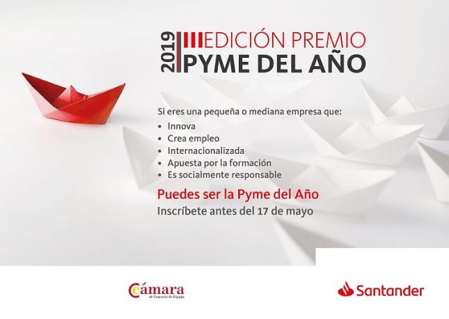 Banco Santander y la Cámara de España presentan la tercera edición del Premio Pyme del Año