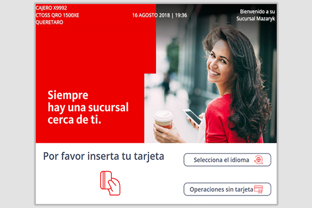 Banco Santander México permite retiros de efectivo sin tarjeta en sus cajeros automáticos