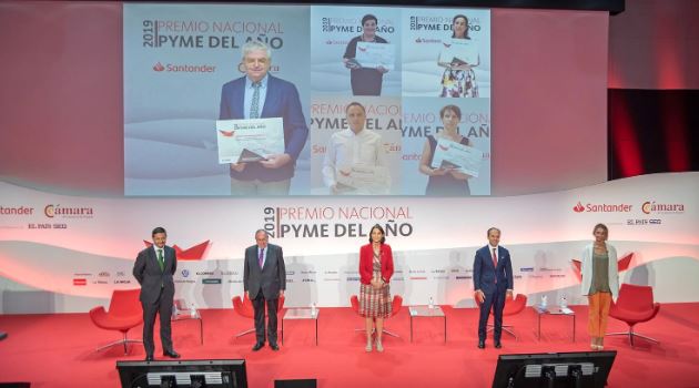 Banco Santander y la Cámara de España entregan el Premio Pyme del Año 2019 a Señorío de Montanera