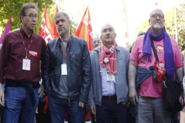 Los sindicatos piden acuerdos de reconstrucción social