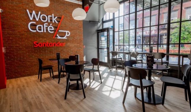 Banco Santander estrena en Estados Unidos su primera oficina bajo el modelo Work Café